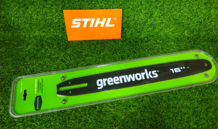 Шина для пилы Greenworks 40V 40см 29757 Шина для пилы Greenworks 40V 40см 29757